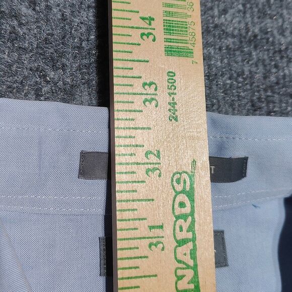 Eddie Bauer Large Blue Dress Shirt - Picture 4 of 5